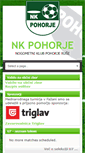 Mobile Screenshot of nk-pohorje.si