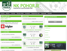 Tablet Screenshot of nk-pohorje.si